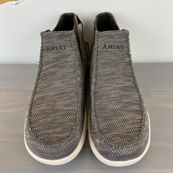 Ariat Hilo Midway Heather Brown Slip On Shoes Men Sz 9.5D Lightweight Flex NWT - Picture 2 of 9